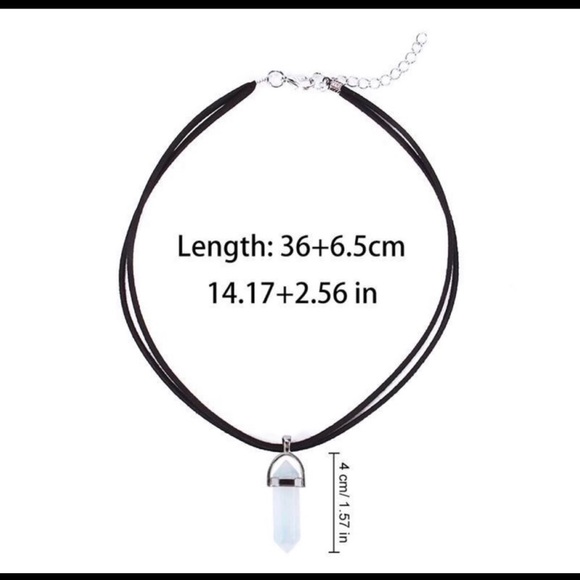 Aventurine healing gemstone choker necklace Green - Picture 4 of 4